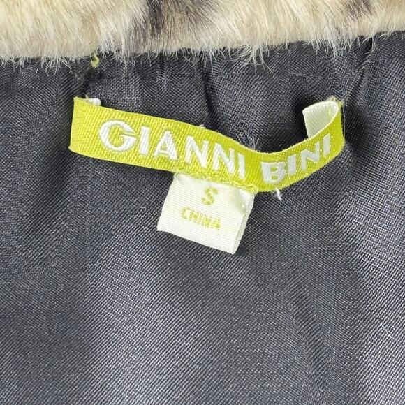Gianni Bini Faux Fur Leopard Print Mob Wife Lined Vest w/ Pockets Size Small - Picture 4 of 10